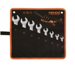 KENDO-15247-ชุดประแจปากตาย-8-ตัวชุด-6x7-20x22-mm